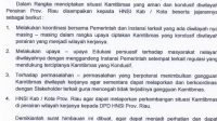 Surat edaran HNSI Provinsi Riau